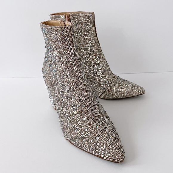 Betsey Johnson Candy Rhinestone Booties - Picture 3 of 10